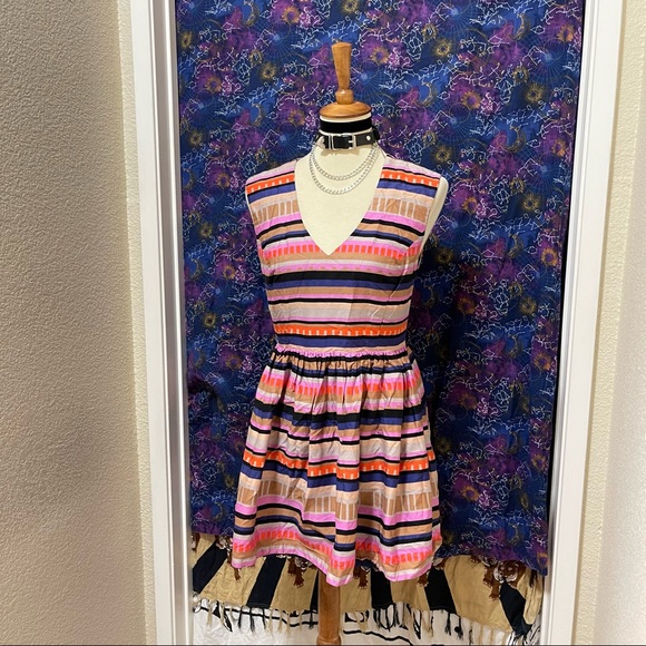 🌈 Lovely colorful striped dress - Picture 5 of 11